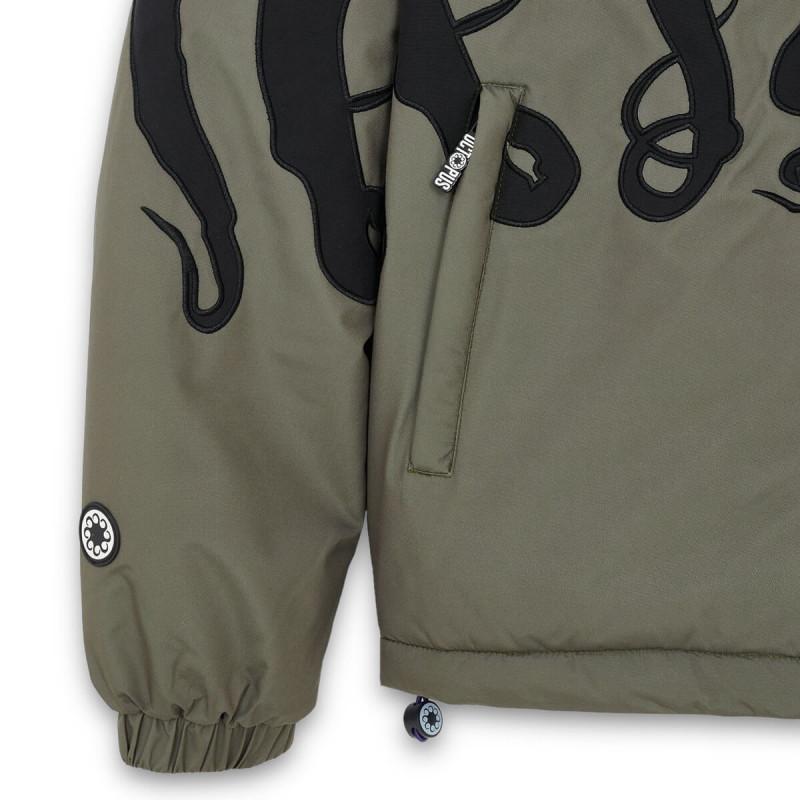 LAYER HOOD JACKET 22WOJH01 ARMY OCTOPUS