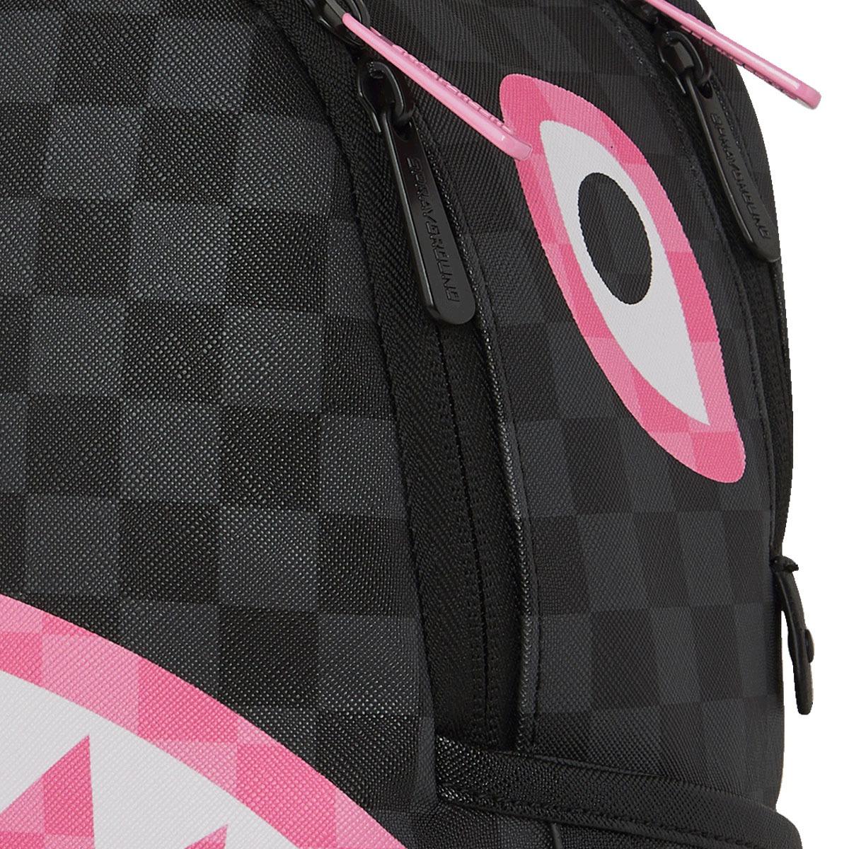 Pink And Black Tear Sip Savage Backpack 910B8276 NSZ SPRAYGROUND