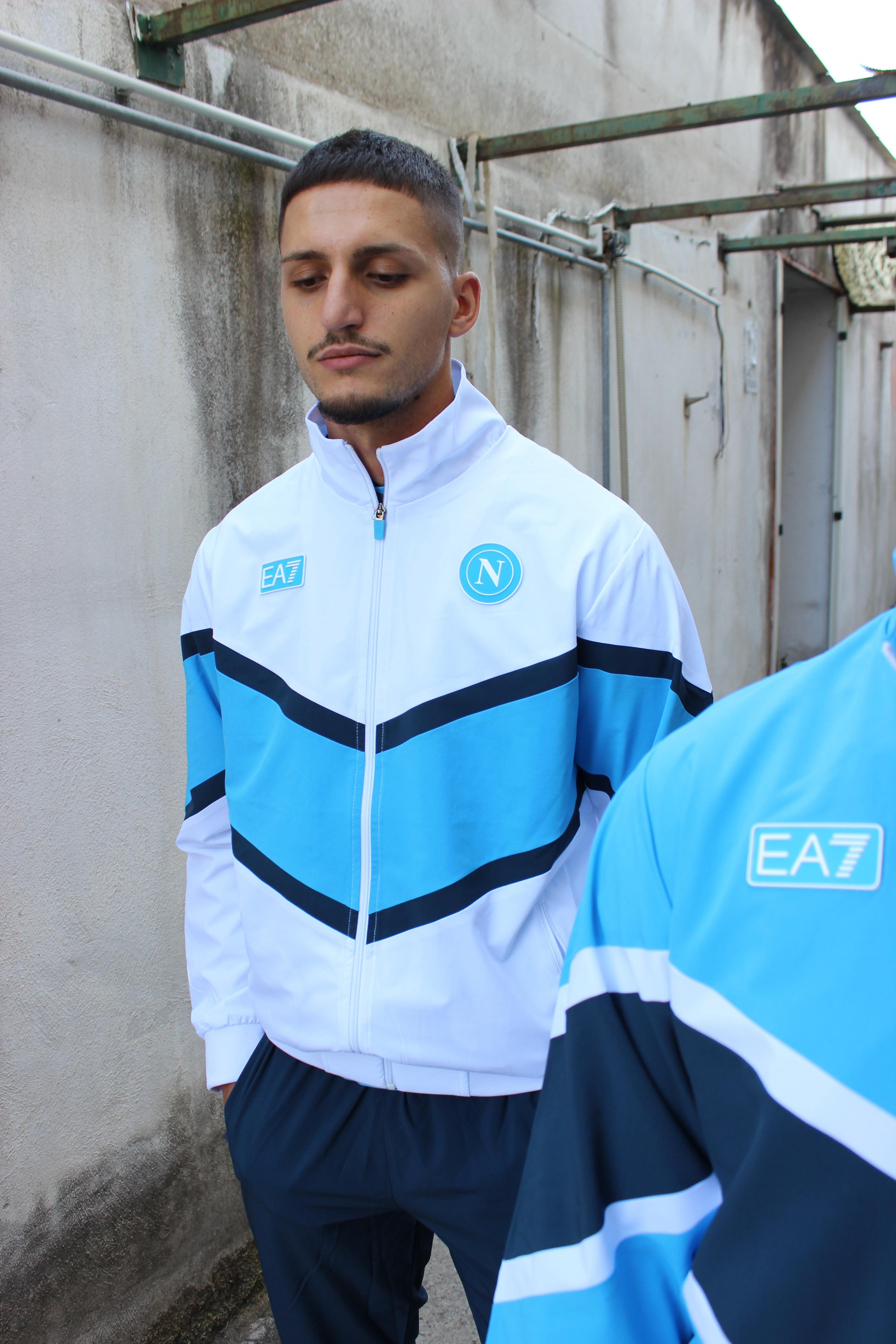 Tuta Polystretch no capp TUTA POLYSTRETCH NO CAPP WHITE EA7