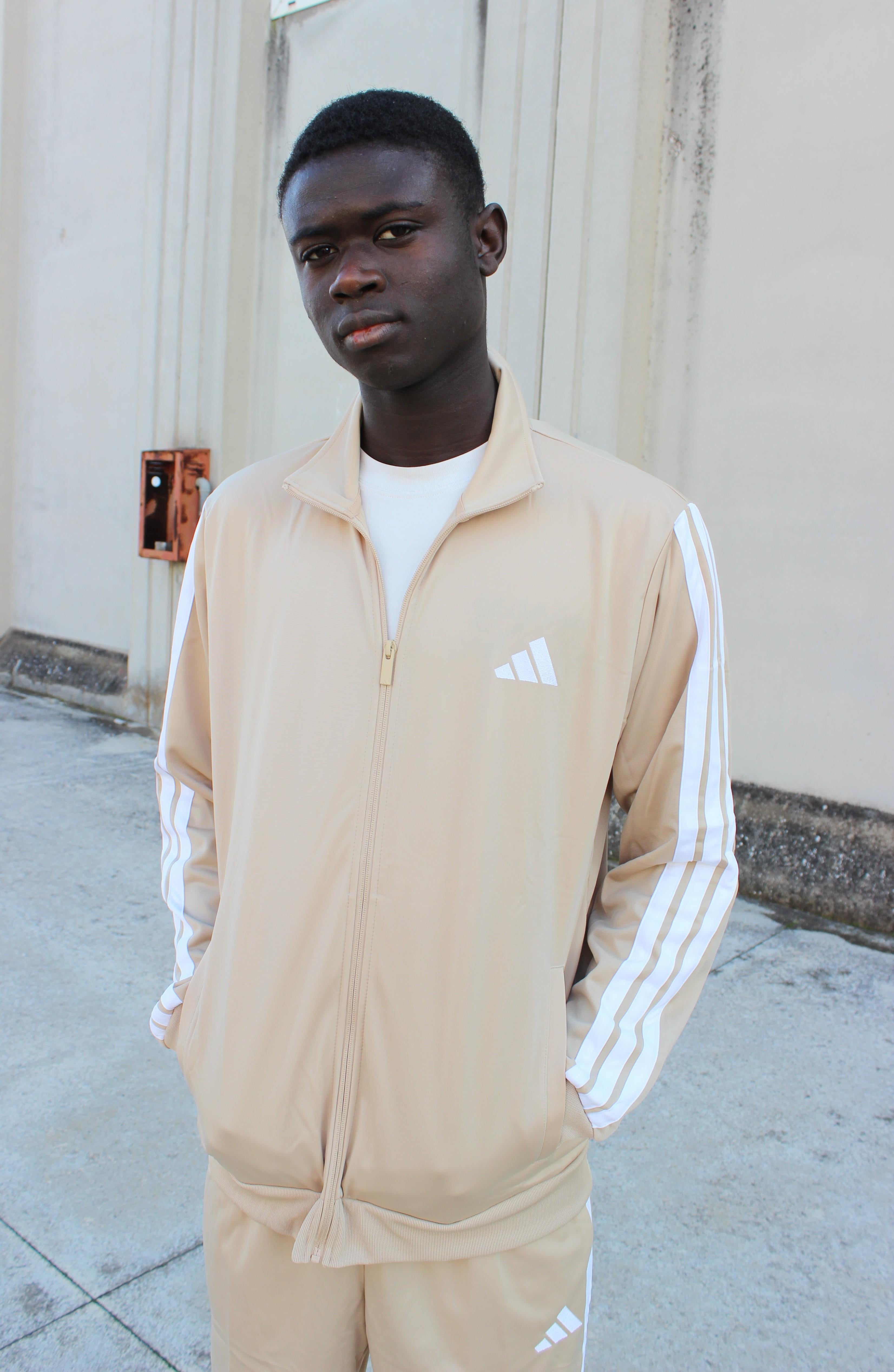 Tuta sportiva Basic 3 Strisce Tricot Track Suit JX8732 UNI ADIDAS