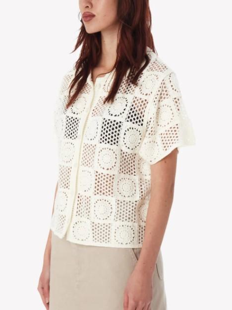 Agatha crochet knit 22WC000688 UNBLEACHED OBEY