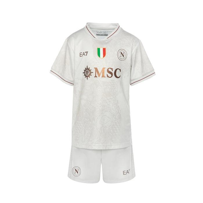 JUNIOR KIT REPLICA AWAY WHITE EA7