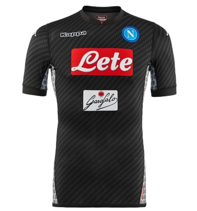 Maglia da gara ufficiale Napoli KAPPA UFFICALE GRIGIO CARBON KAPPA