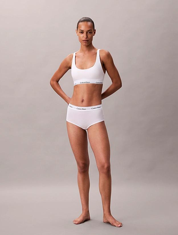 Bralette leggermente foderata - Icon Cotton Moda LV00QF8503 100 CALVIN KLEIN