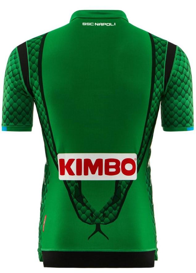 Maglia da gara ufficiale Napoli KAPPA UFFICALE 938 VERDE KAPPA