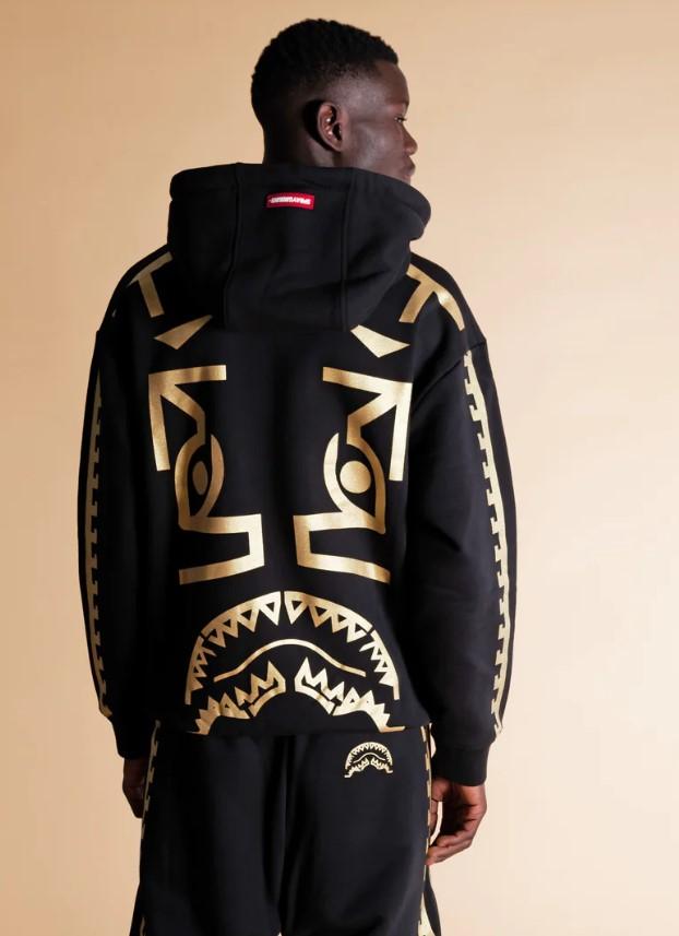 GOLDEN A.I. HOODIE SP411 BLK SPRAYGROUND