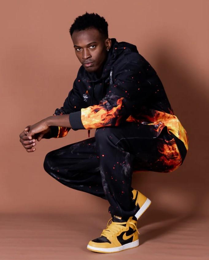SHARK ON FIRE SP380 BLK SPRAYGROUND