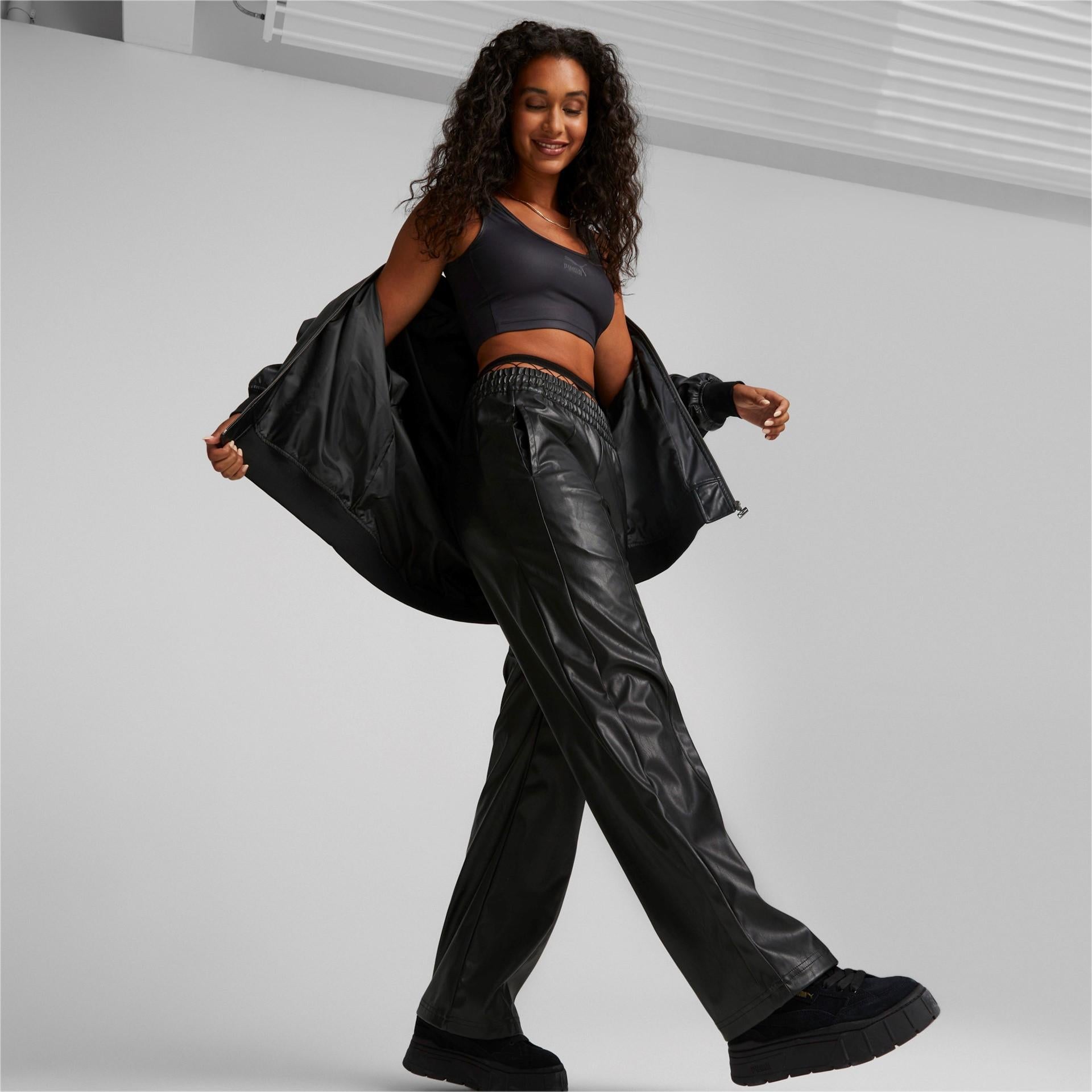 T7 Faux Leather Pants 535692 51 PUMA