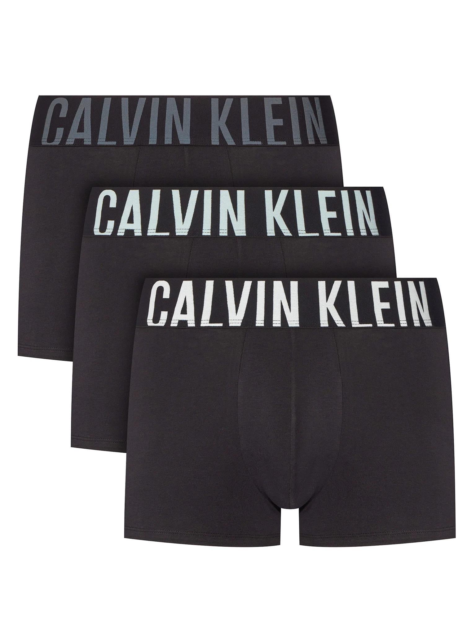 Boxer aderenti in confezione da 3 - Intense Power Cotton 000NB3608A ZDO CALVIN KLEIN