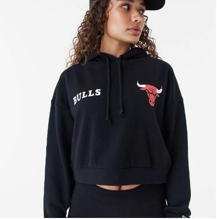 CROP HOODY 60435340 BLKFDR NEW ERA