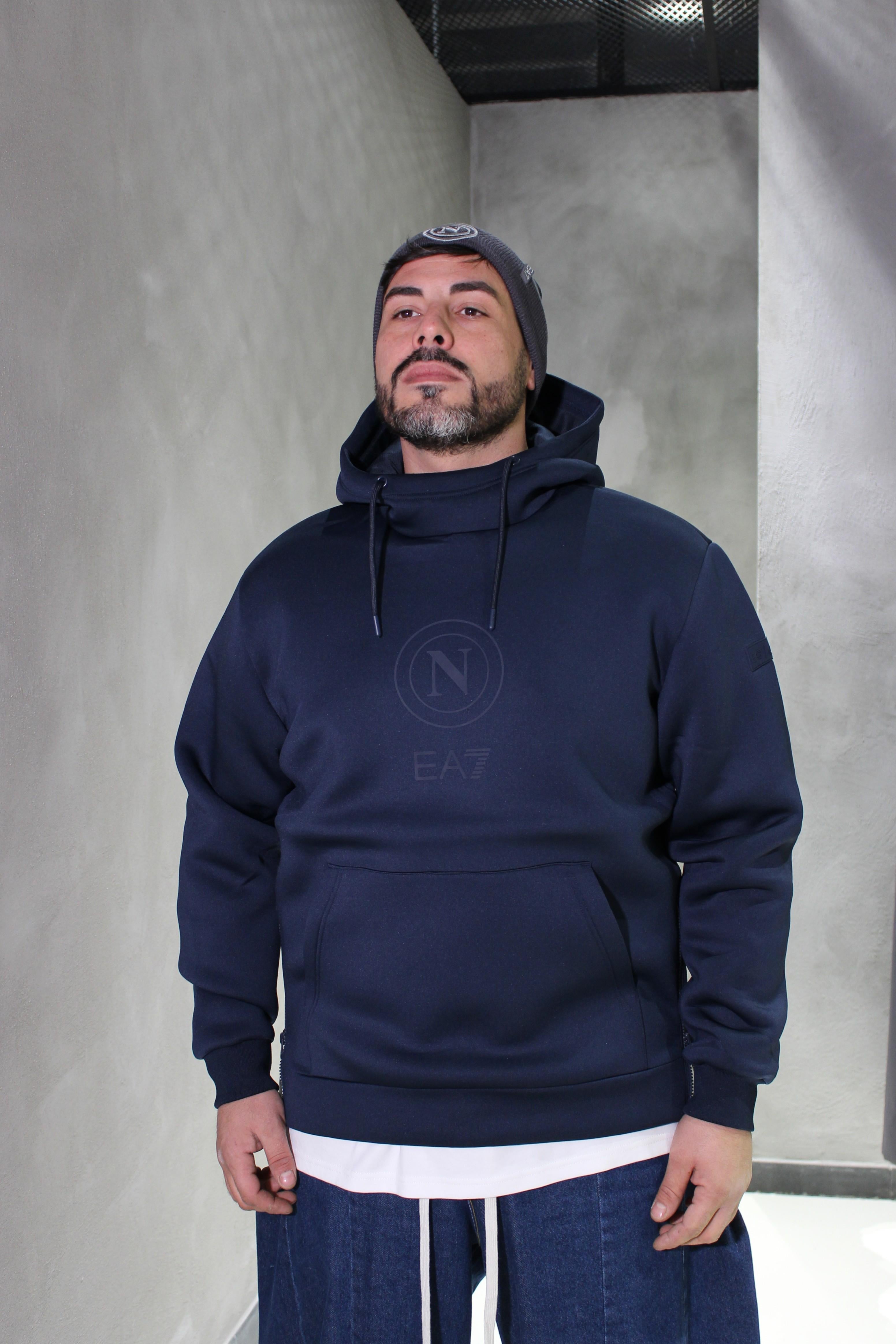 Felpa Neoprene FELPA NEOPRENE BLUE EA7