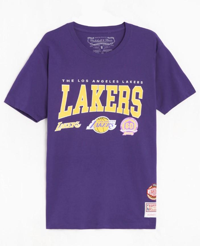 Champ Stack Tee BMTRINTL1262 LALPURP MITCHELL&NESS