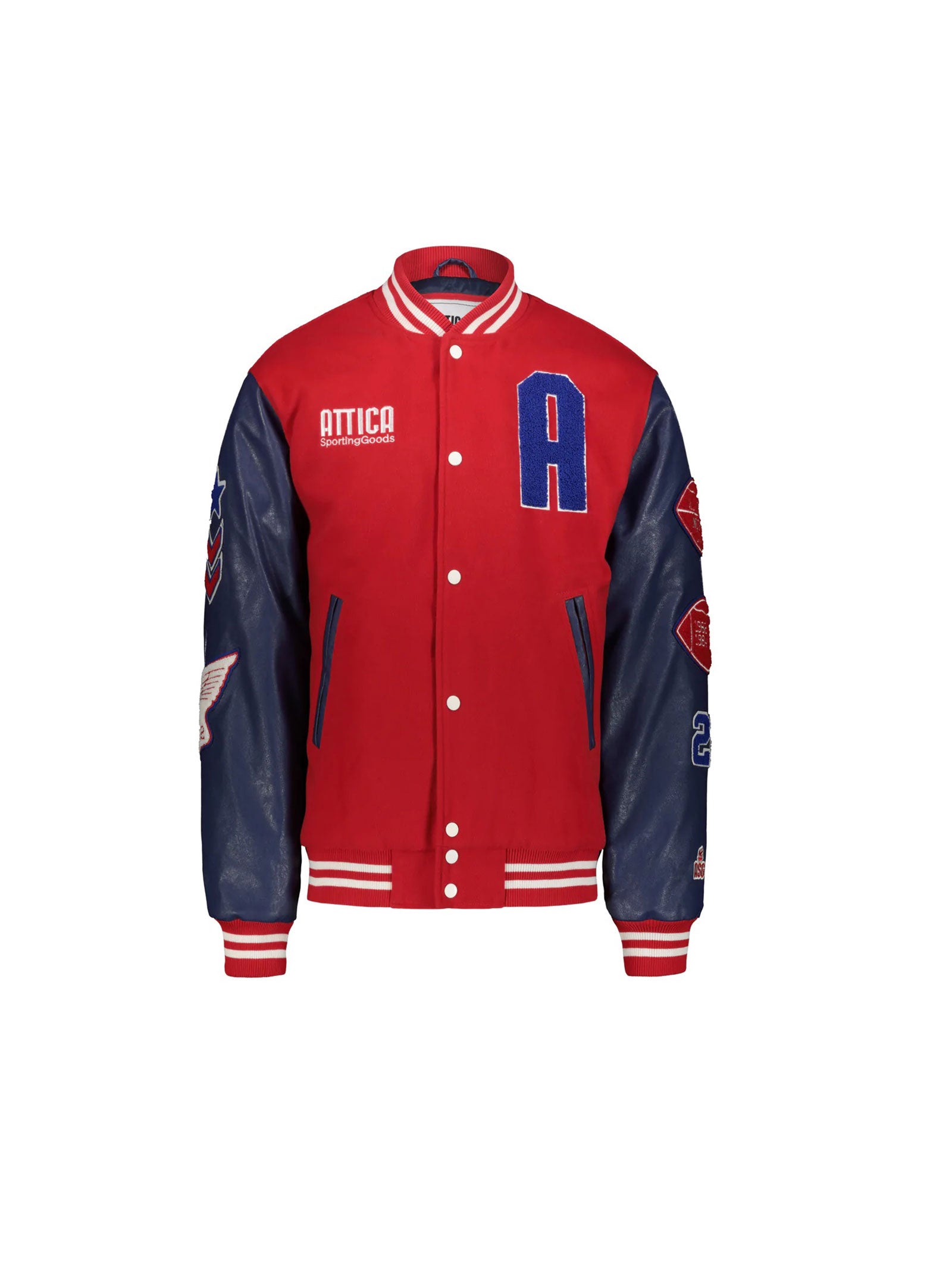 ATTICA VARSITY LEATHERRED