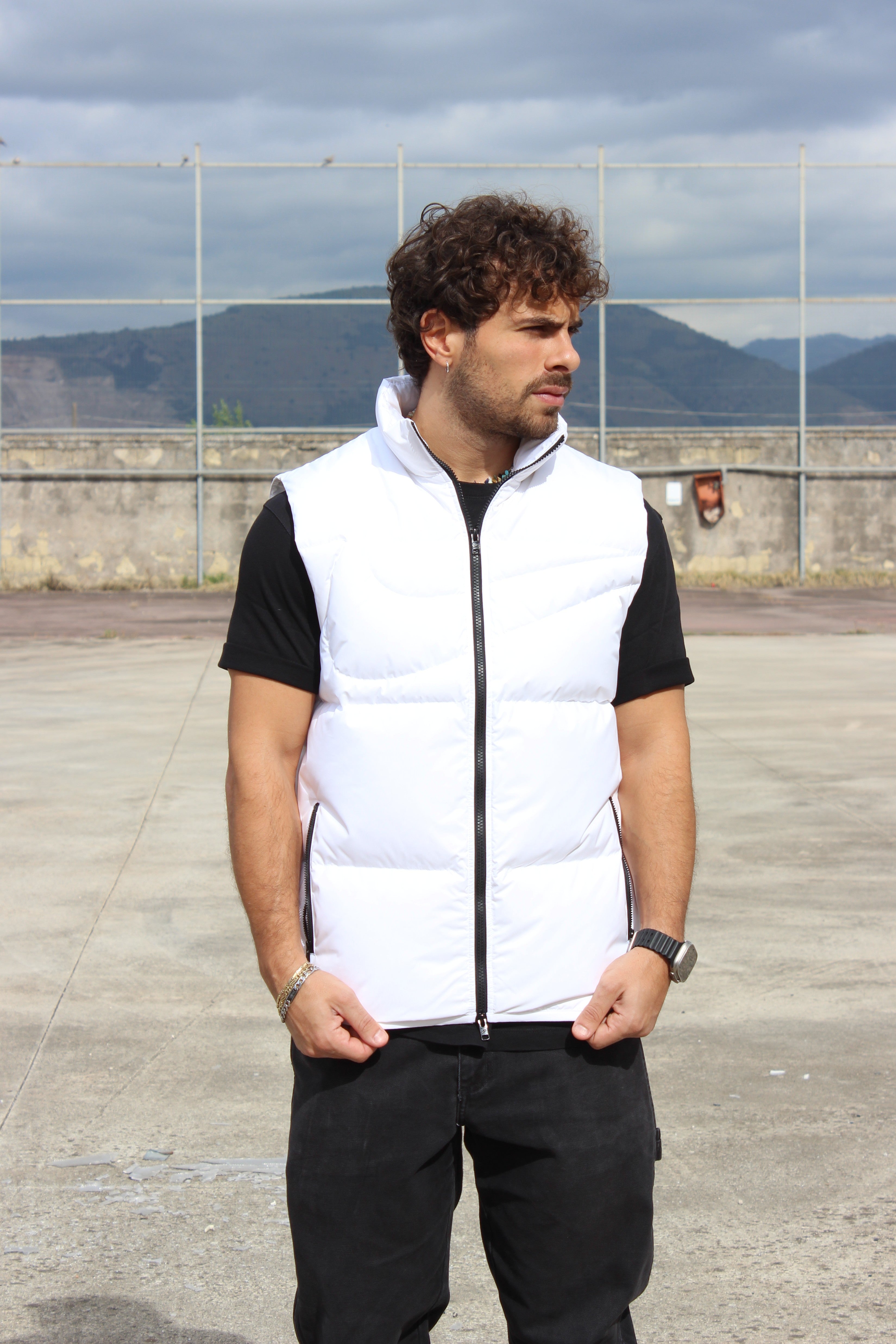 Sportswear Club Men's Therma-FIT Loose Vest IH2368 100 NIKE 