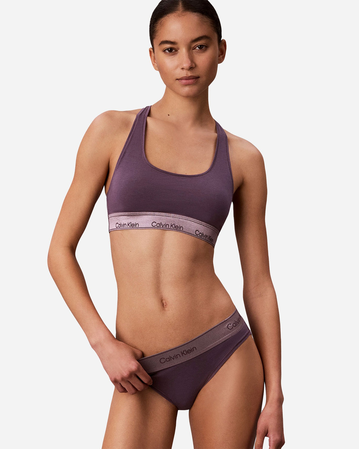 Unlined Bralette LV00QF8869 LN1 CALVIN KLEIN 