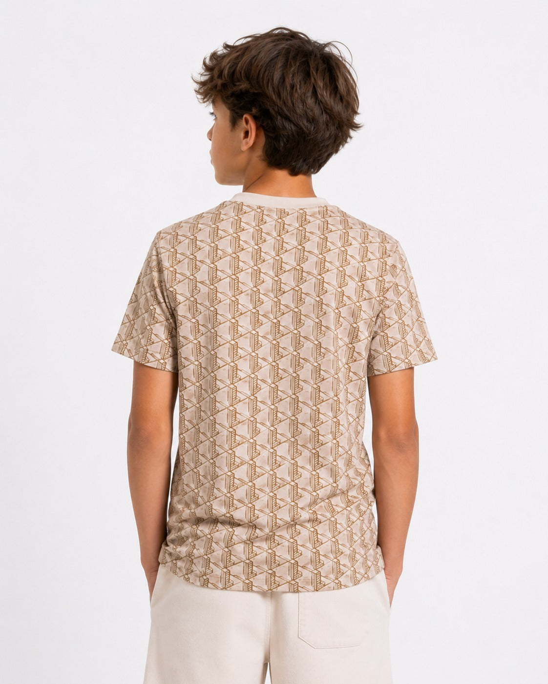 Lacoste Monogram Tee 947872 AN1 LACOSTE 