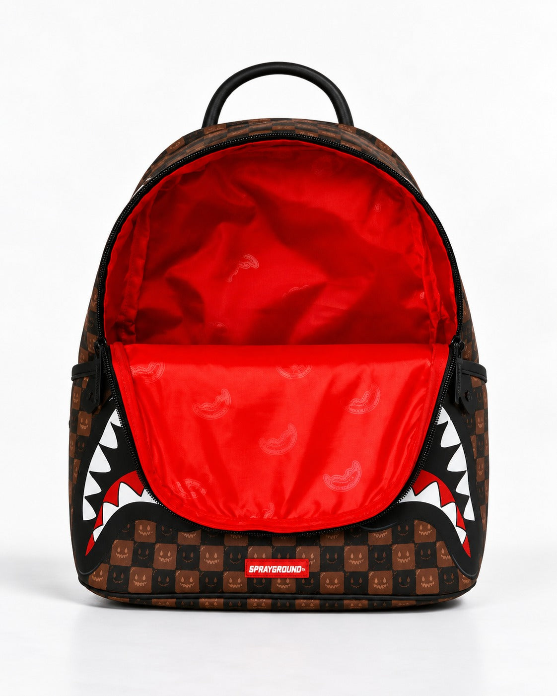 Sharks In Paris WTF Bubble Brown Check 910B9305NSZ UNI SPRAYGROUND 
