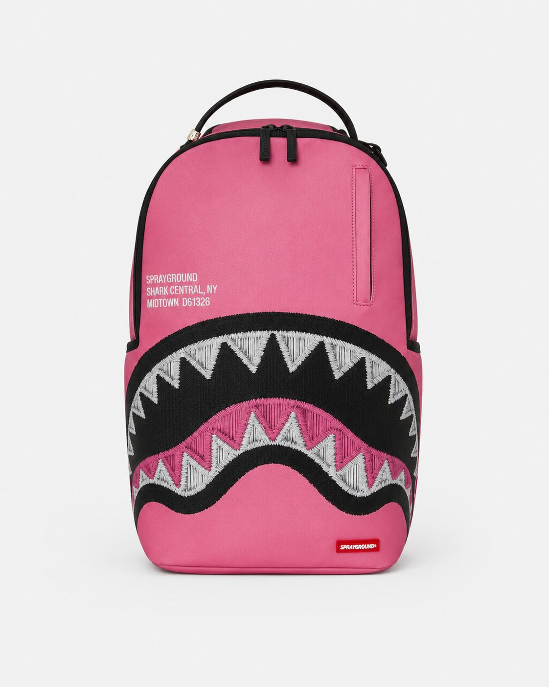 Sharks Central Pink Embroidered Shark 910B9630NSZ UNI SPRAYGROUND 