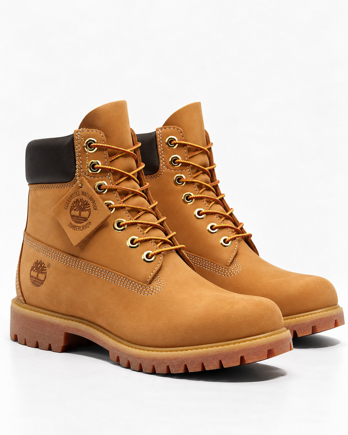 Timberland Premium 6 Inch Lace Up Waterproof Wheat TB110061 713 TIMBERLAND 