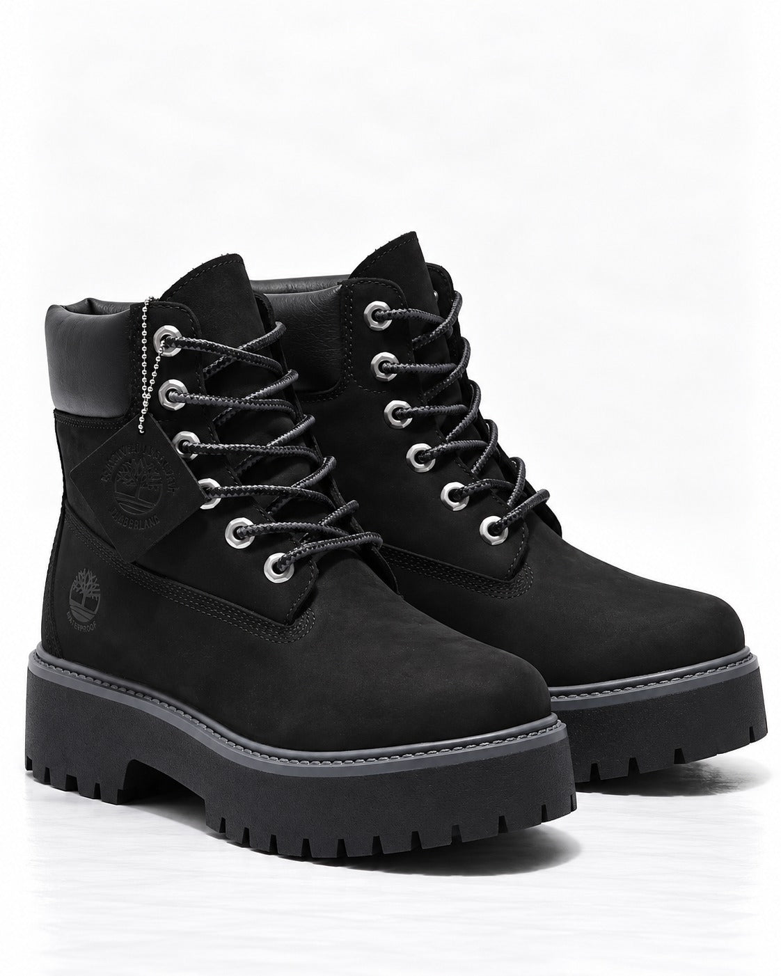 Timberland Life Boots Stone Street 6 Inch Lace Up Waterproof Boot Jet TB1A5RH5 015 TIMBERLAND 
