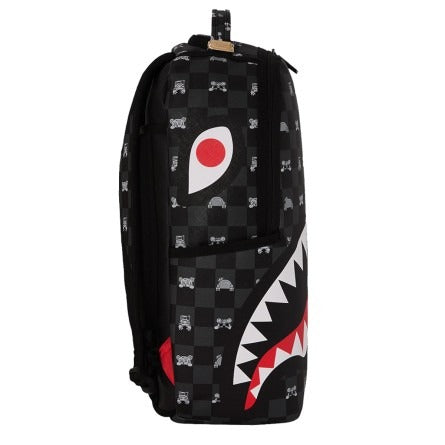 Gray Peeking Character Check 910B8872NSZ UNI SPRAYGROUND 