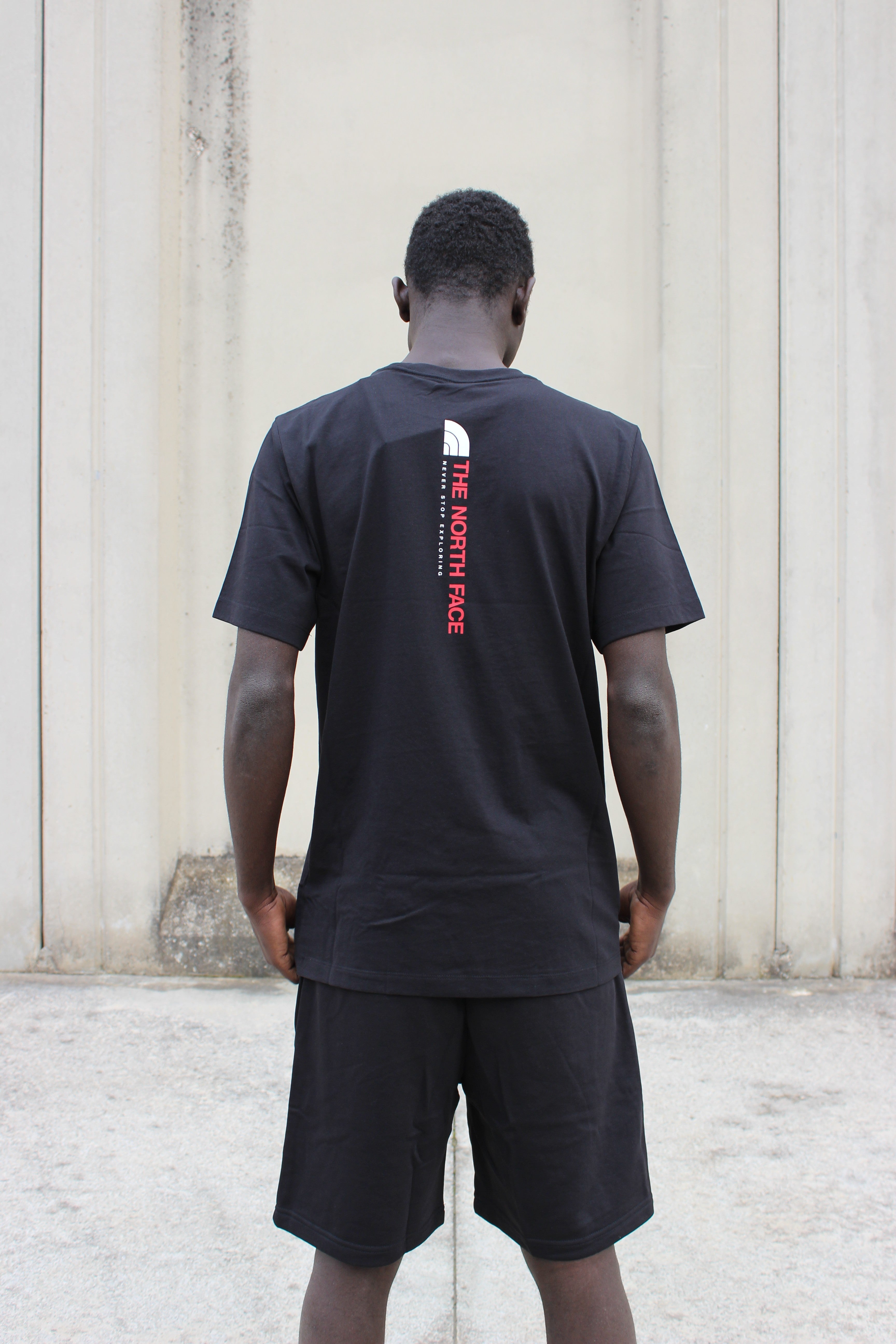 Vertical Regular Short Sleeve Tee-Grap NF0A8GV1 JK31 THE NORTH FACE 