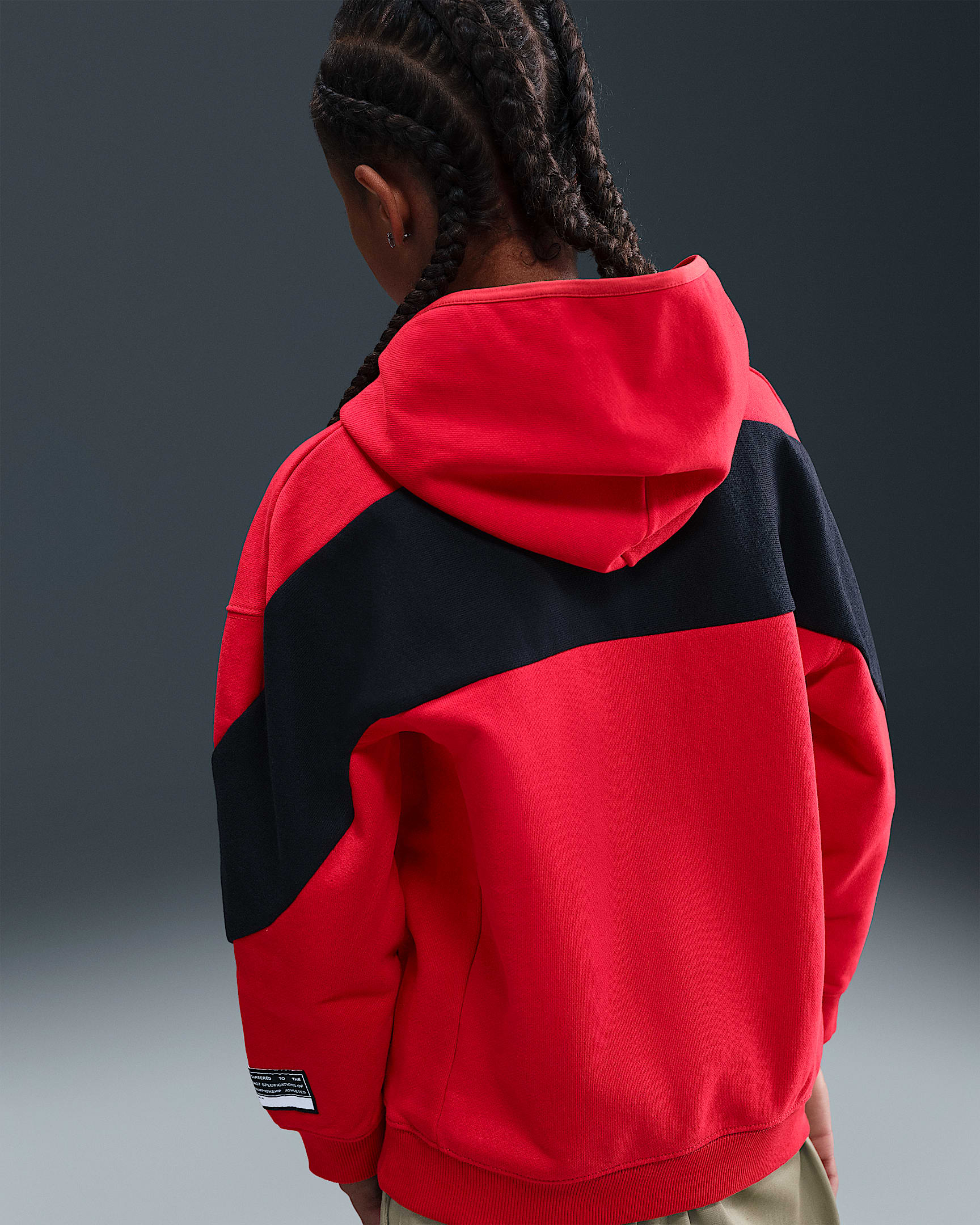Felpa pullover in fleece con cappuccio HF8812 657 NIKE 