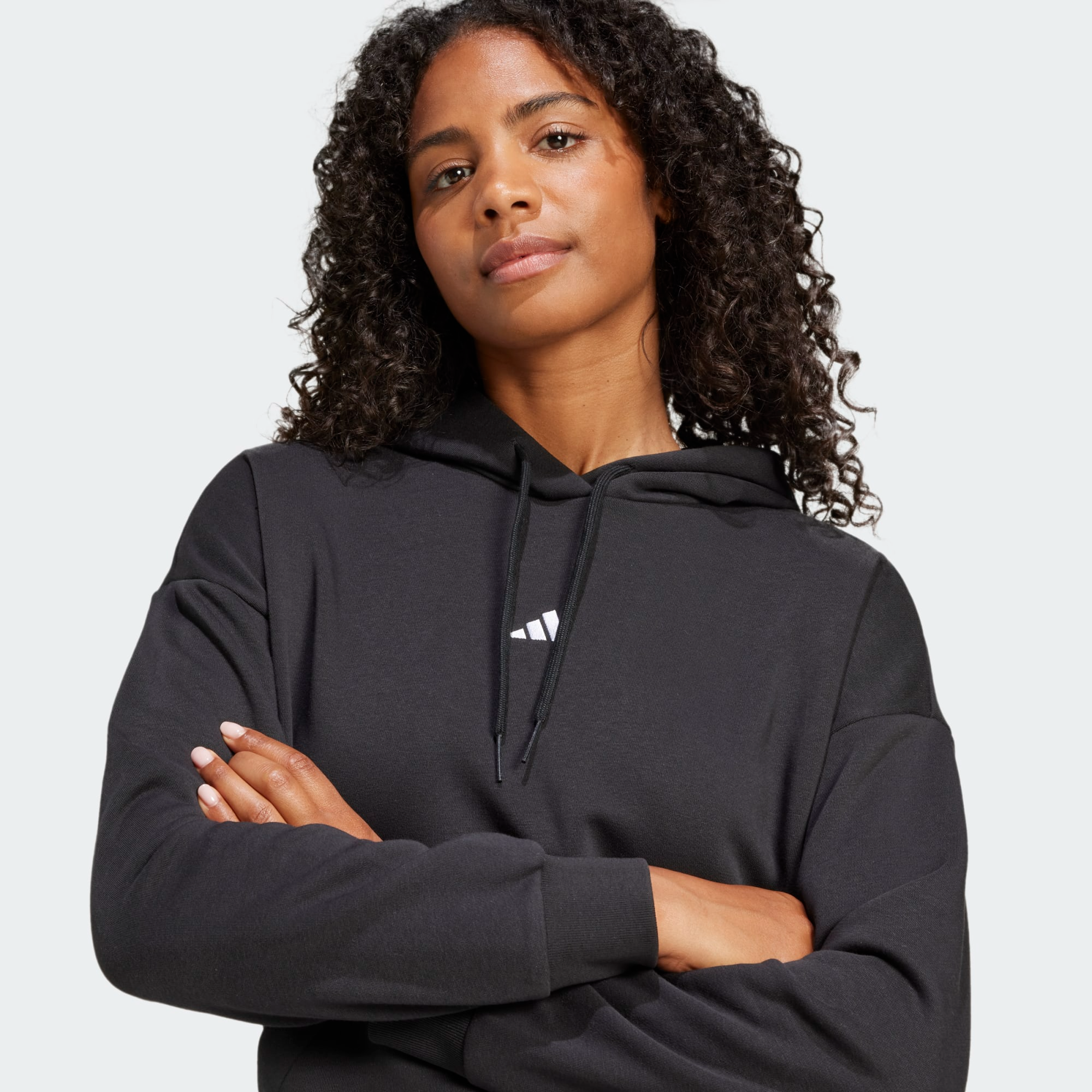 Felpa Con Cappuccio Essentials Small Logo Feel Cozy JN1861 UNI ADIDAS 