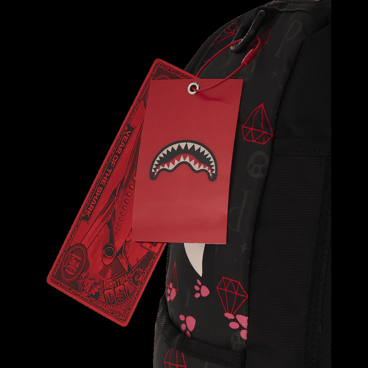Pink Panther Paw Prints Dlxr Backpack 910B7396NSZ UNI SPRAYGROUND 