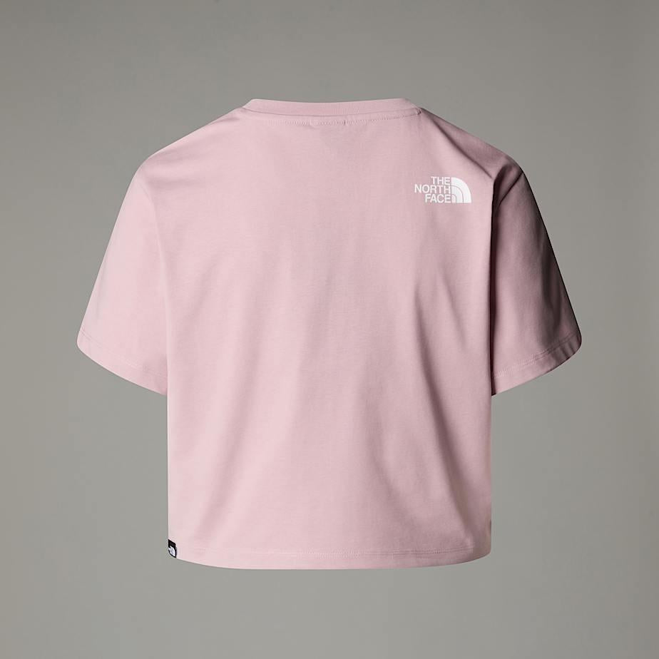 Simple Dome Cropped Slim tee NF0A87U4 0SO1 THE NORTH FACE 