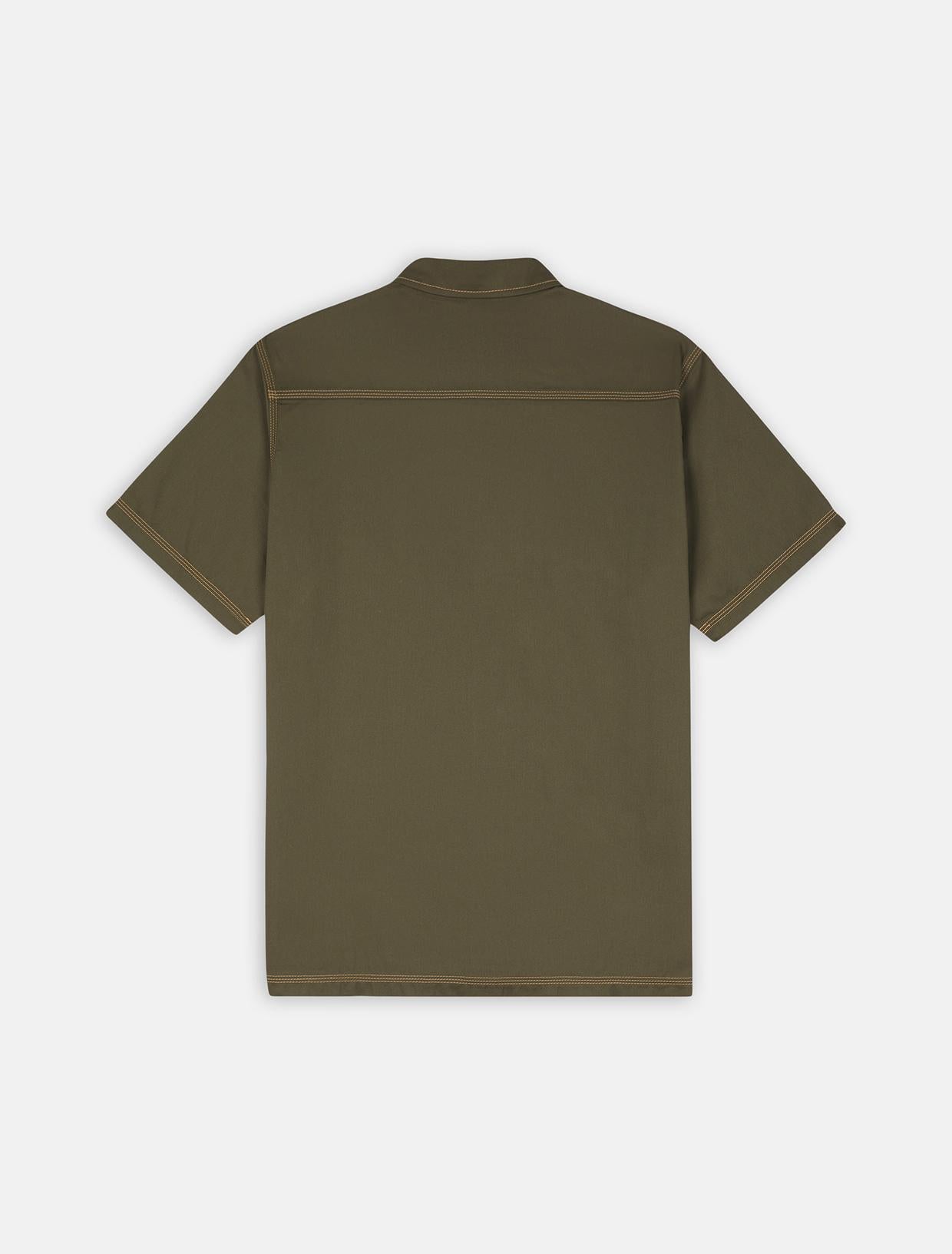 MADRAS SHIRT SS MILITARY GR DK0A4Y7L MGR1 DICKIES 