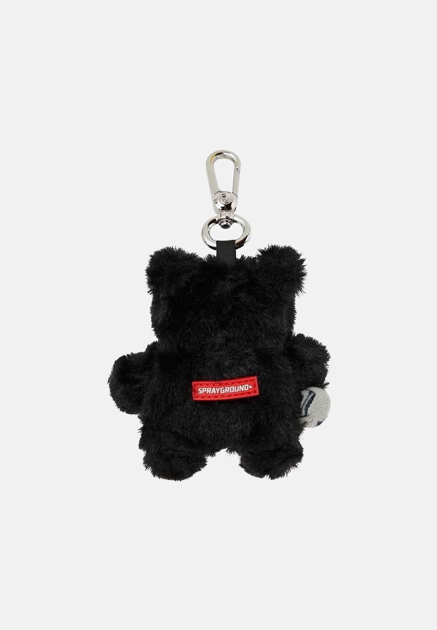 FUR CRAY BLACK BEAR KEYCHAIN 910K8353 NSZ SPRAYGROUND 