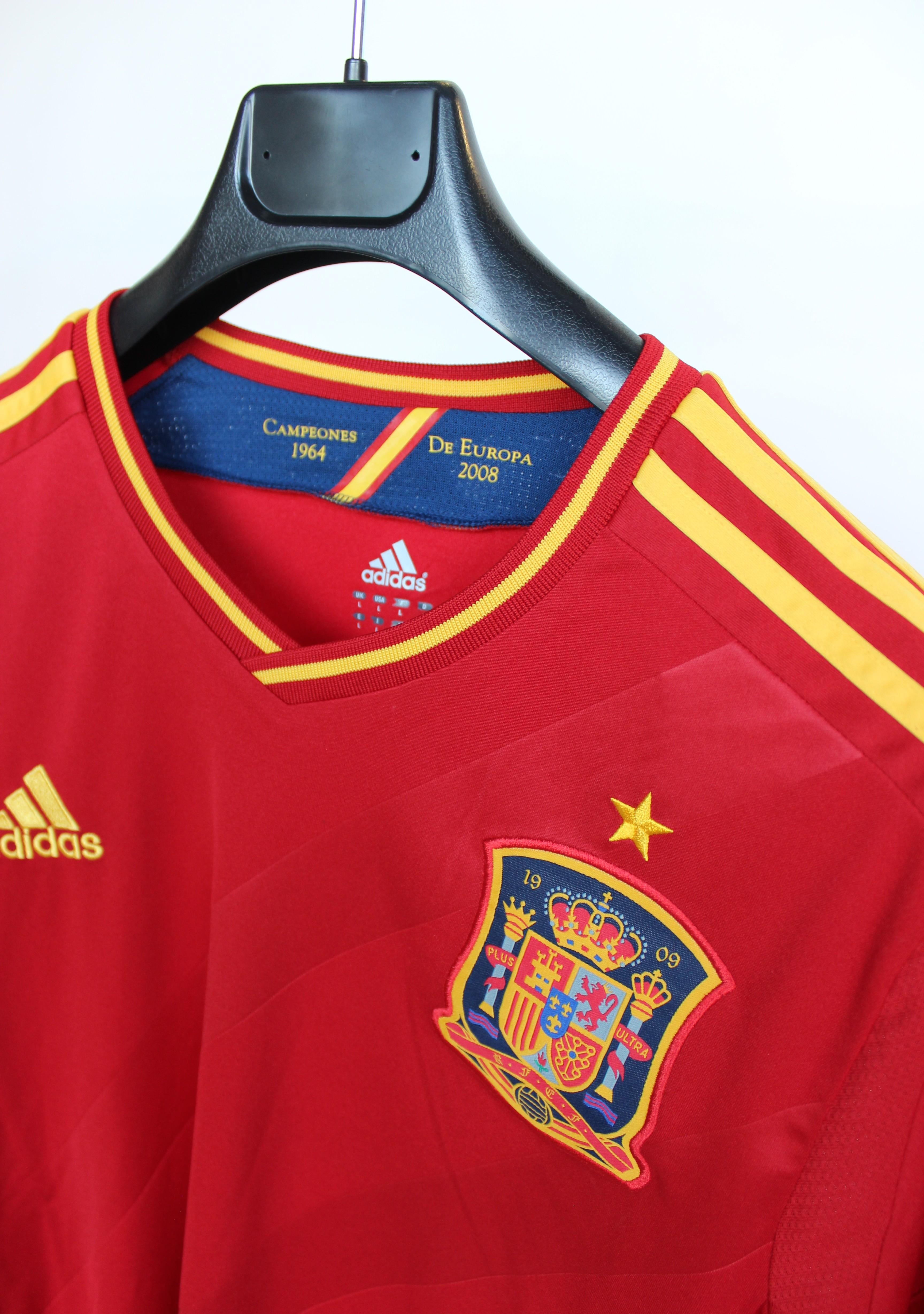 SPAIN 2012 2013 HOME SHIRT X10937 SPAGNA ADIDAS 