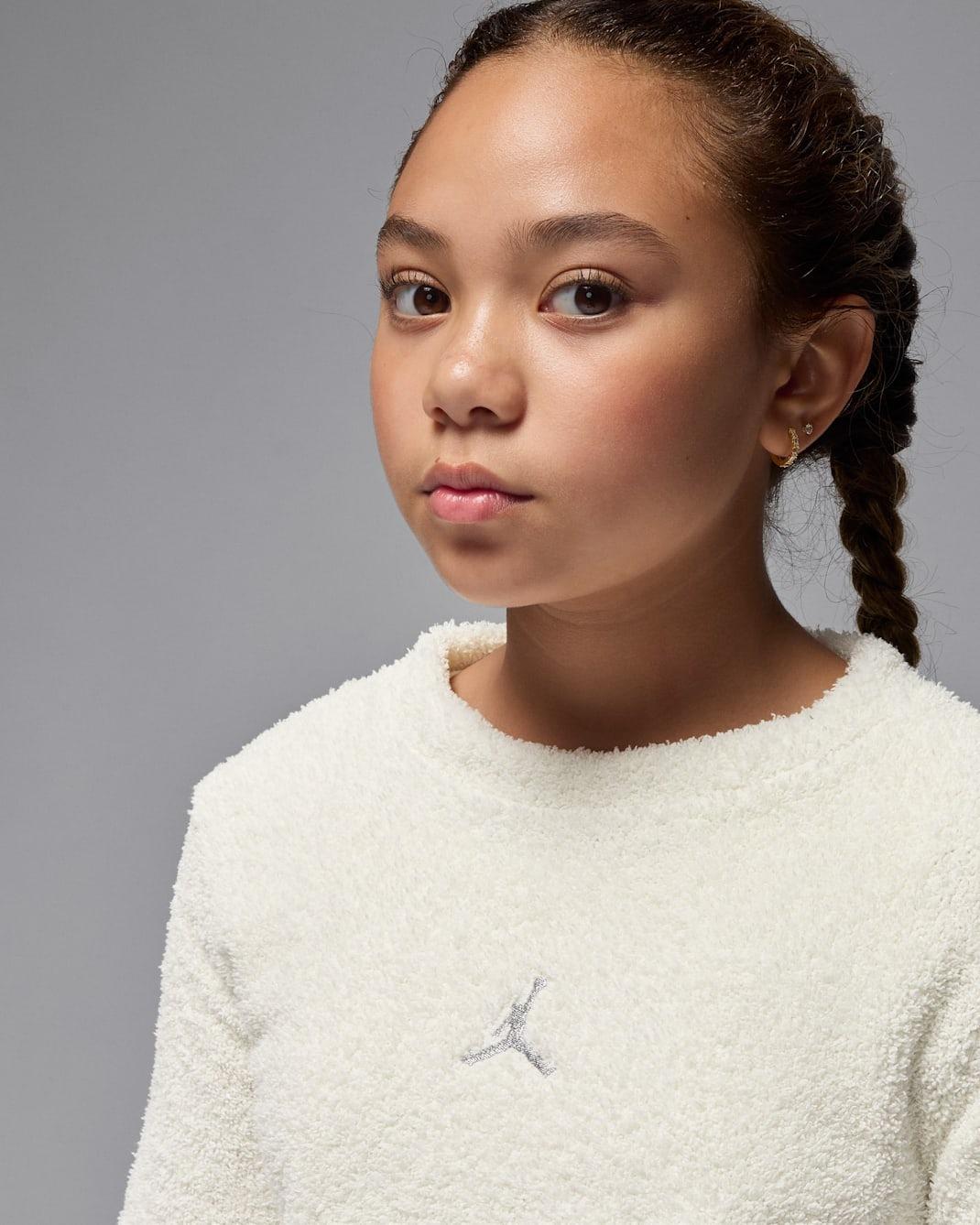 Jordan Mountainside Big Kids' Bouclé Crew 45F416 782 JORDAN 