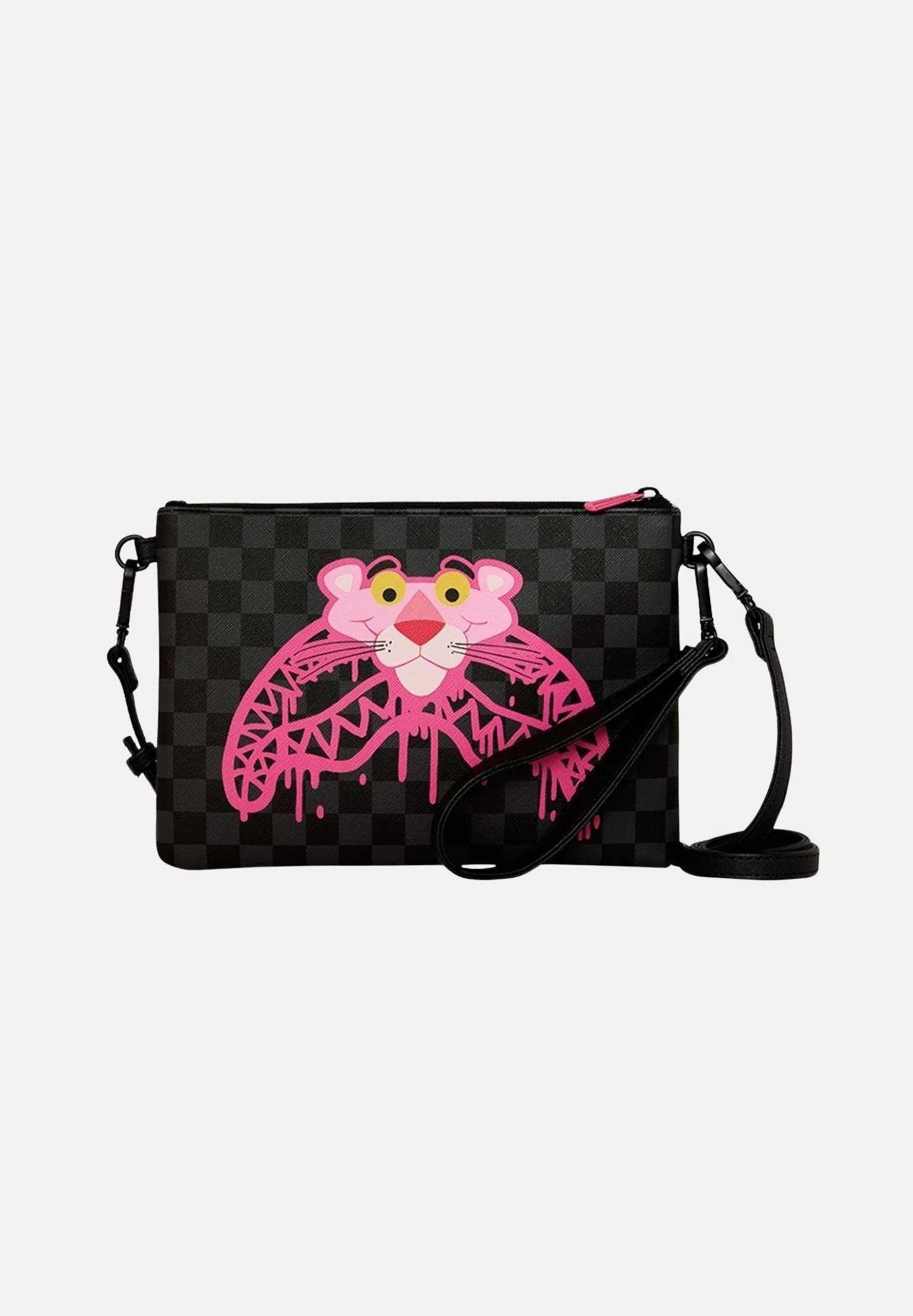 Pink Panther Drippy Diamonds Cross 910B8959NSZ UNI SPRAYGROUND 