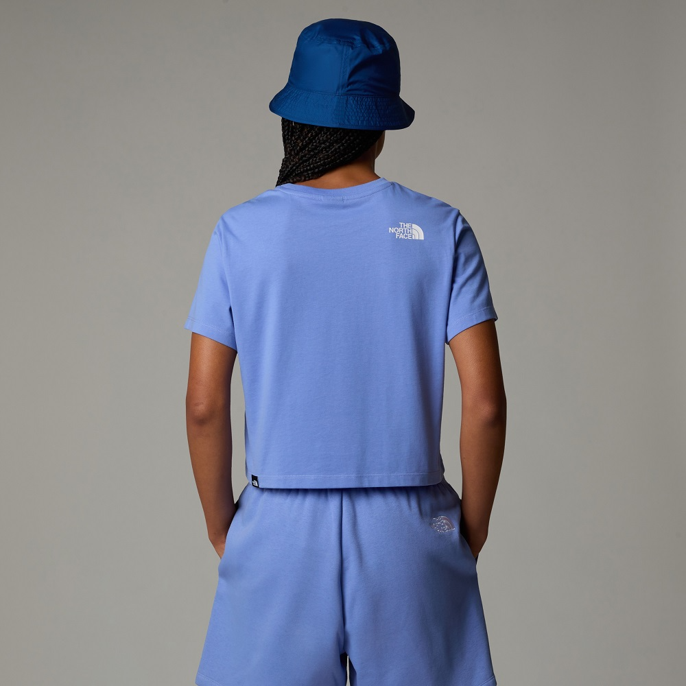 Simple Dome Cropped Slim tee NF0A87U4 0YIL THE NORTH FACE 