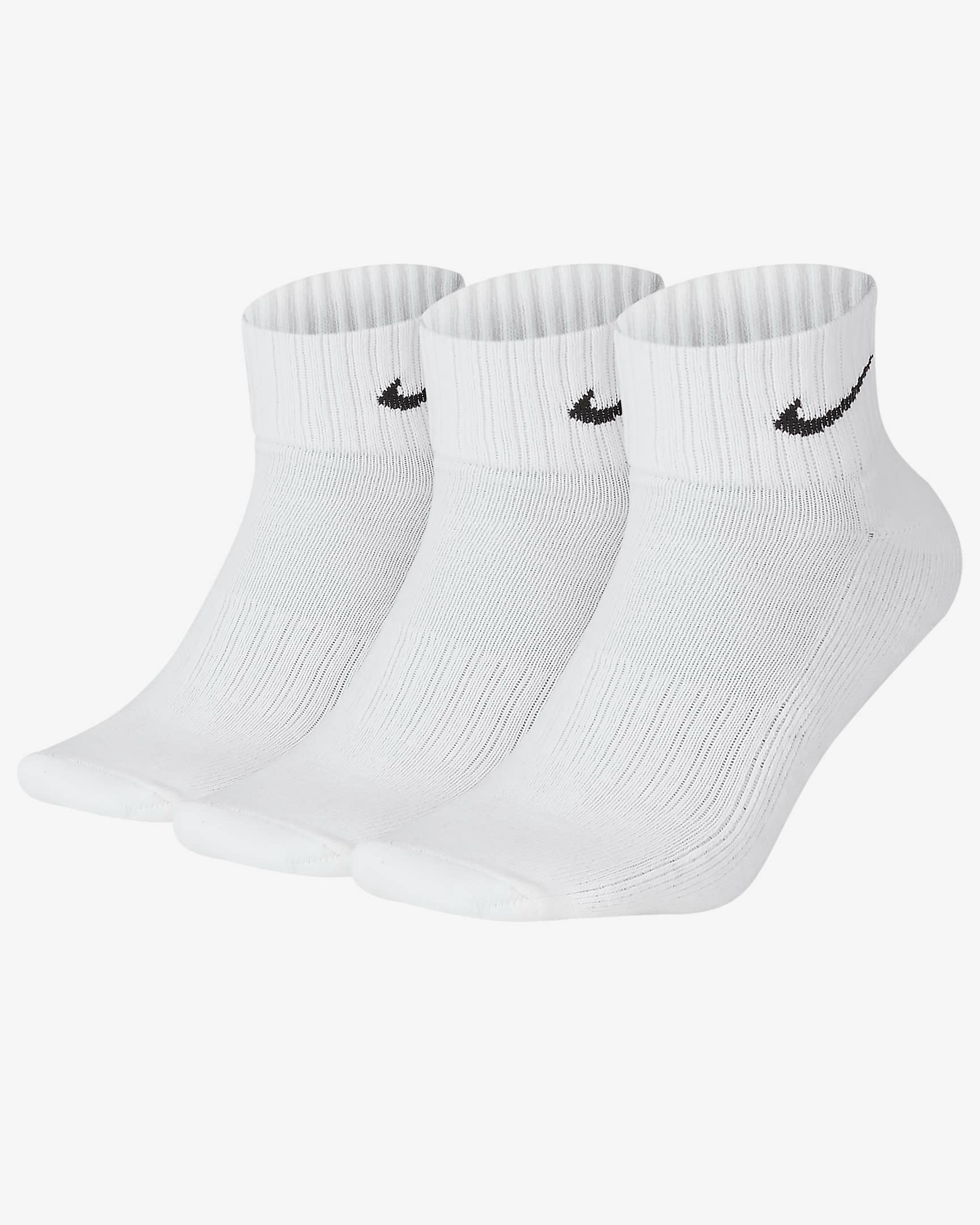 U Nk Everyday Cush Ankle 3pr SX7667 100 NIKE 