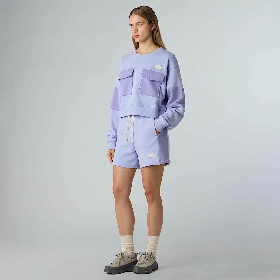 Terry Oversized Cropped Crew NF0A8C2C OVL1 THE NORTH FACE 