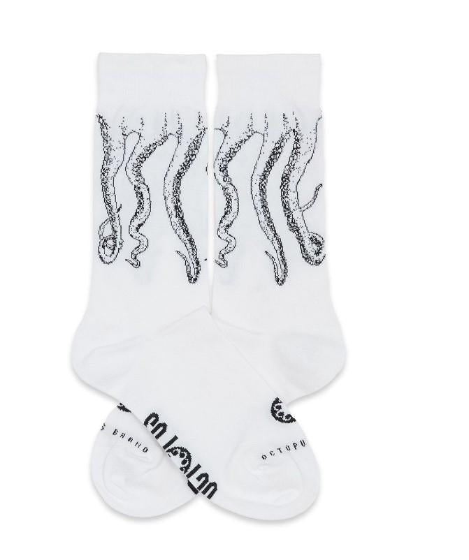 Outline socks 23SOSXP04 WHITE OCTOPUS 