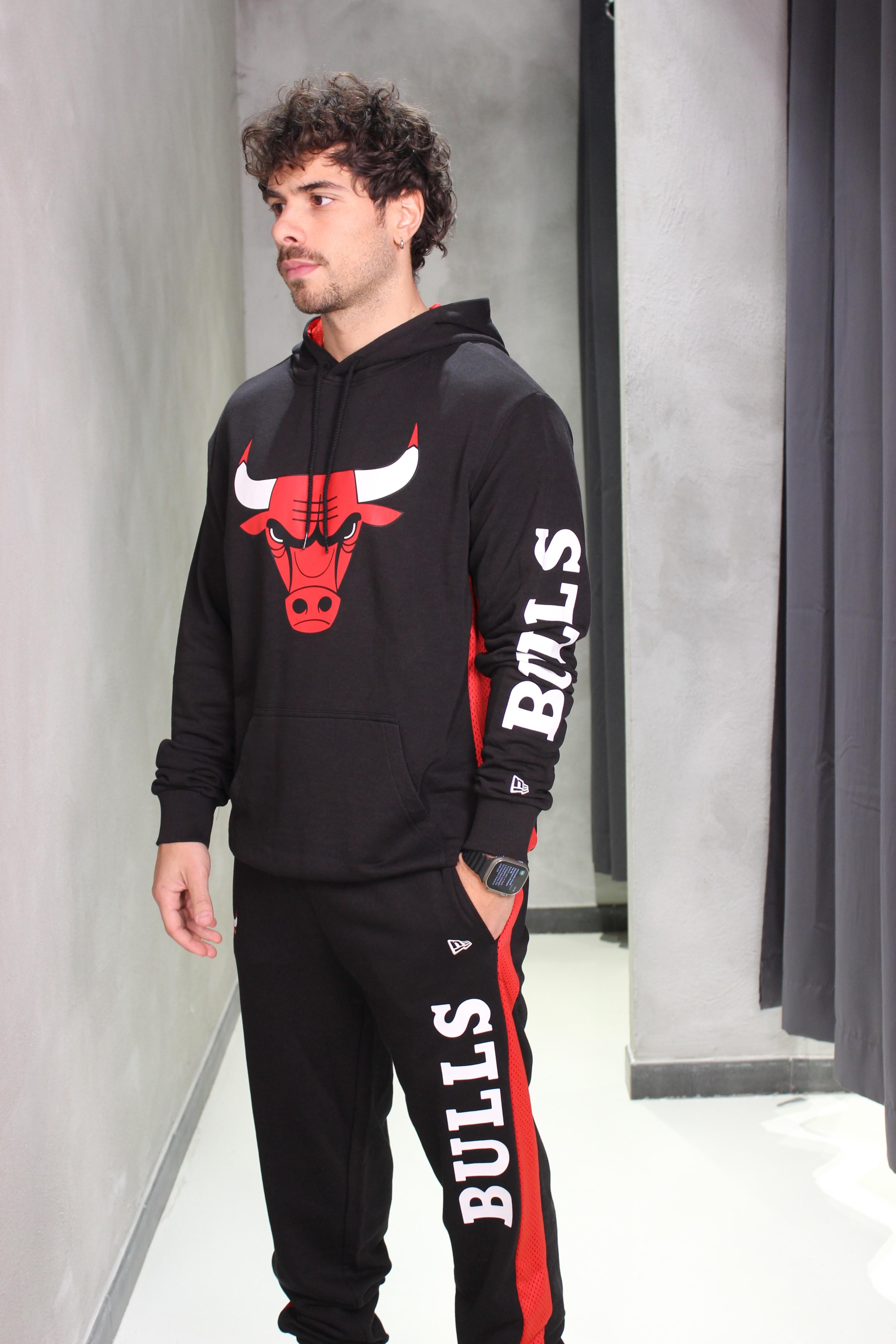HOODY BULLS 60435496 BLKFDR NEW ERA 