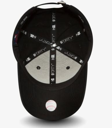 9FORTY Regolabile New York Yankees Essential 10531941 BLACK WHITE NEW ERA 