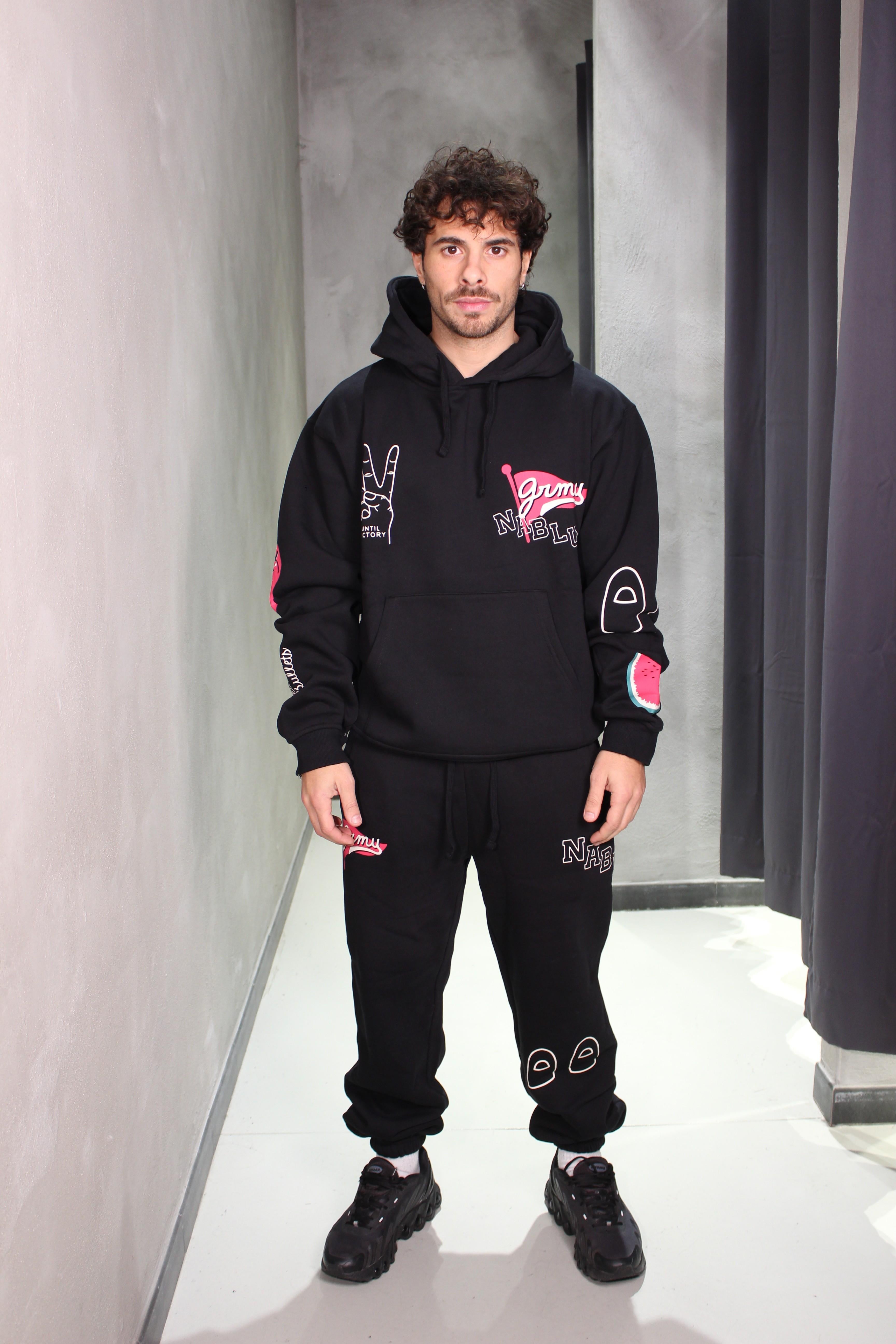 Vintage Tracksuit GCH572 BLACK GRIMEY 