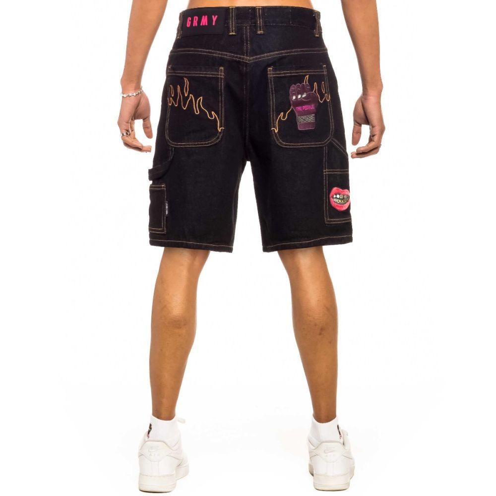 Short Jeans Grimey GSJ156 BLK GRIMEY 