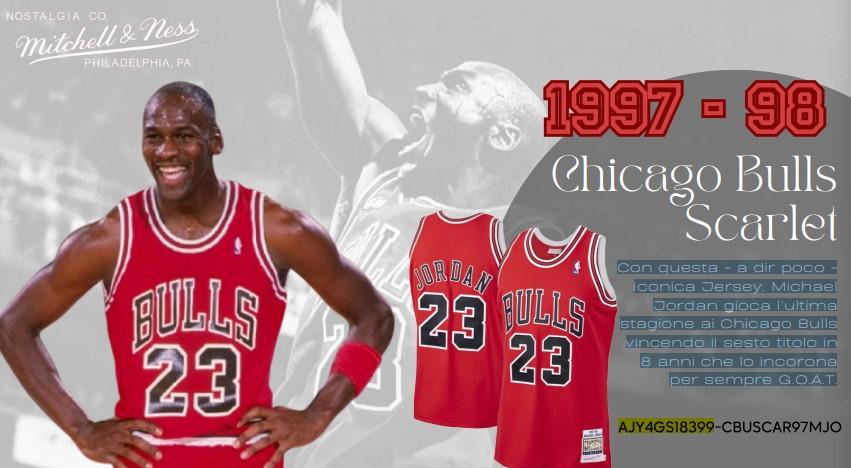 Autentic Jersey Chicago Bulls Michael Jordan 1997/98 AJY4GS18399 CBUSCAR97MJO MITCHELL&NESS 