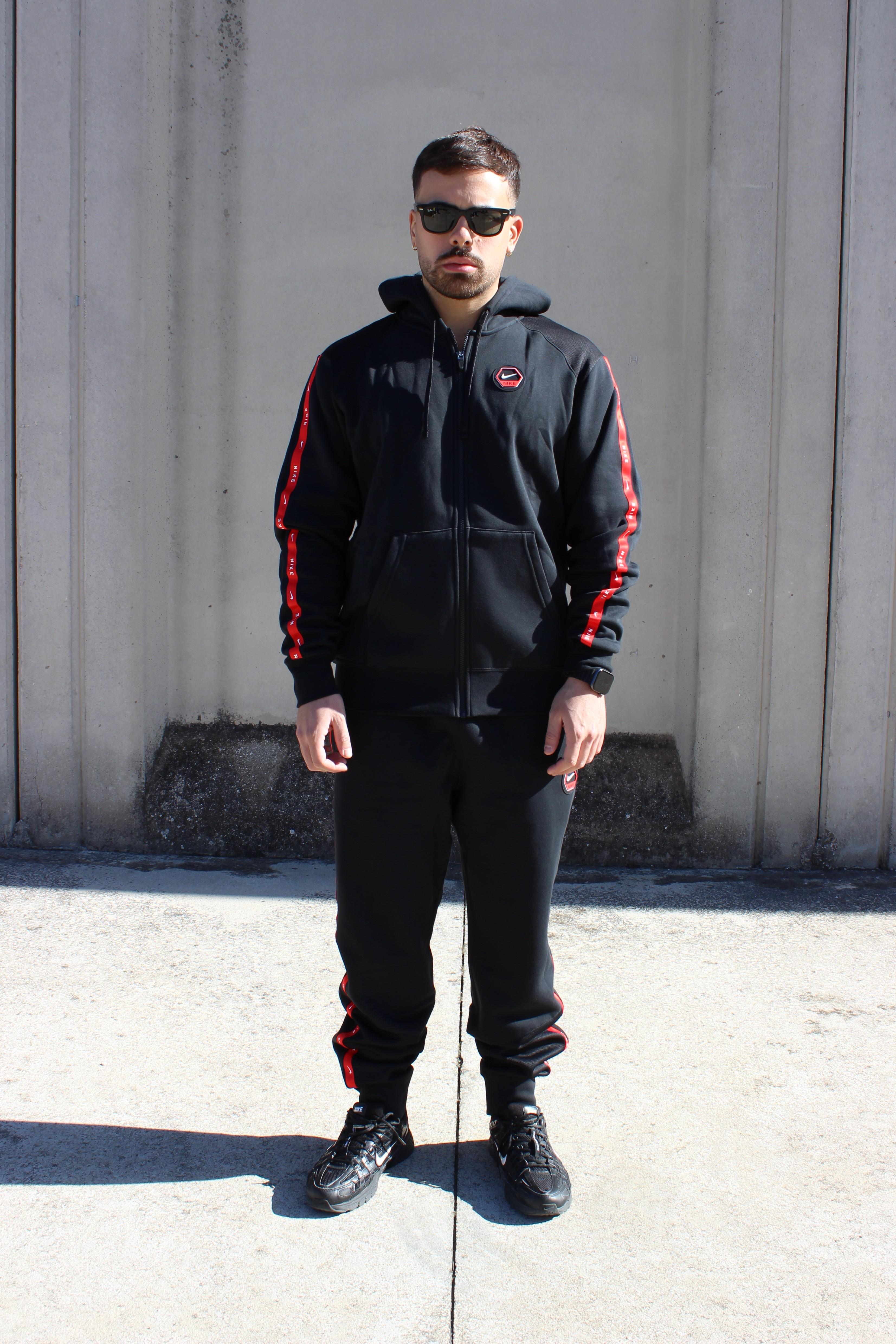 Tuta Con Cappuccio e Zip Con Cuciture A Contrasto IH4285 010 NIKE 