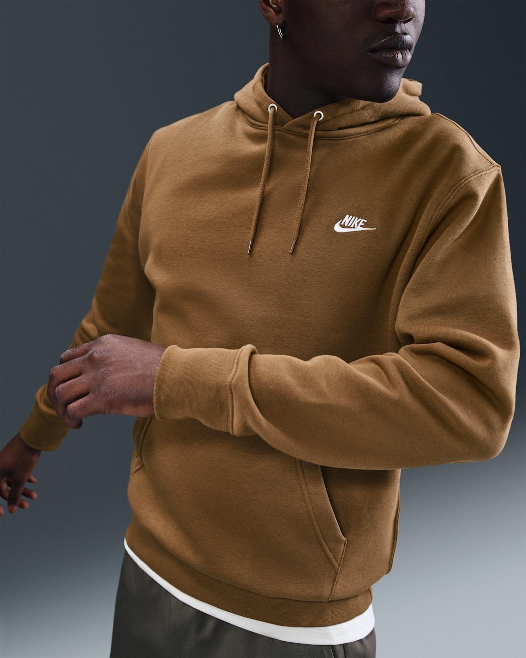 Felpa pullover in fleece con cappuccio FN3859- 235 NIKE 