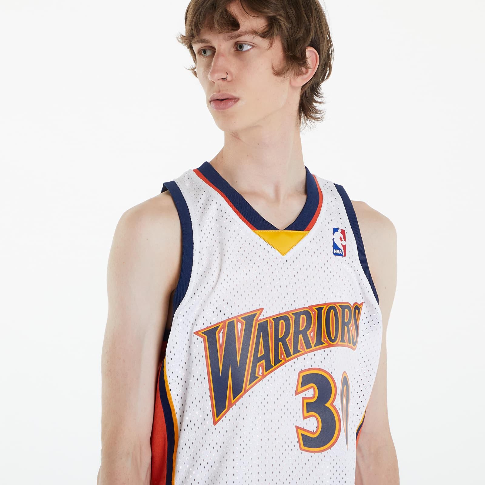 GOLDEN STATE WARRIORS - STEPHEN CURRY SMJYGS18169 WHITE MITCHELL&NESS 