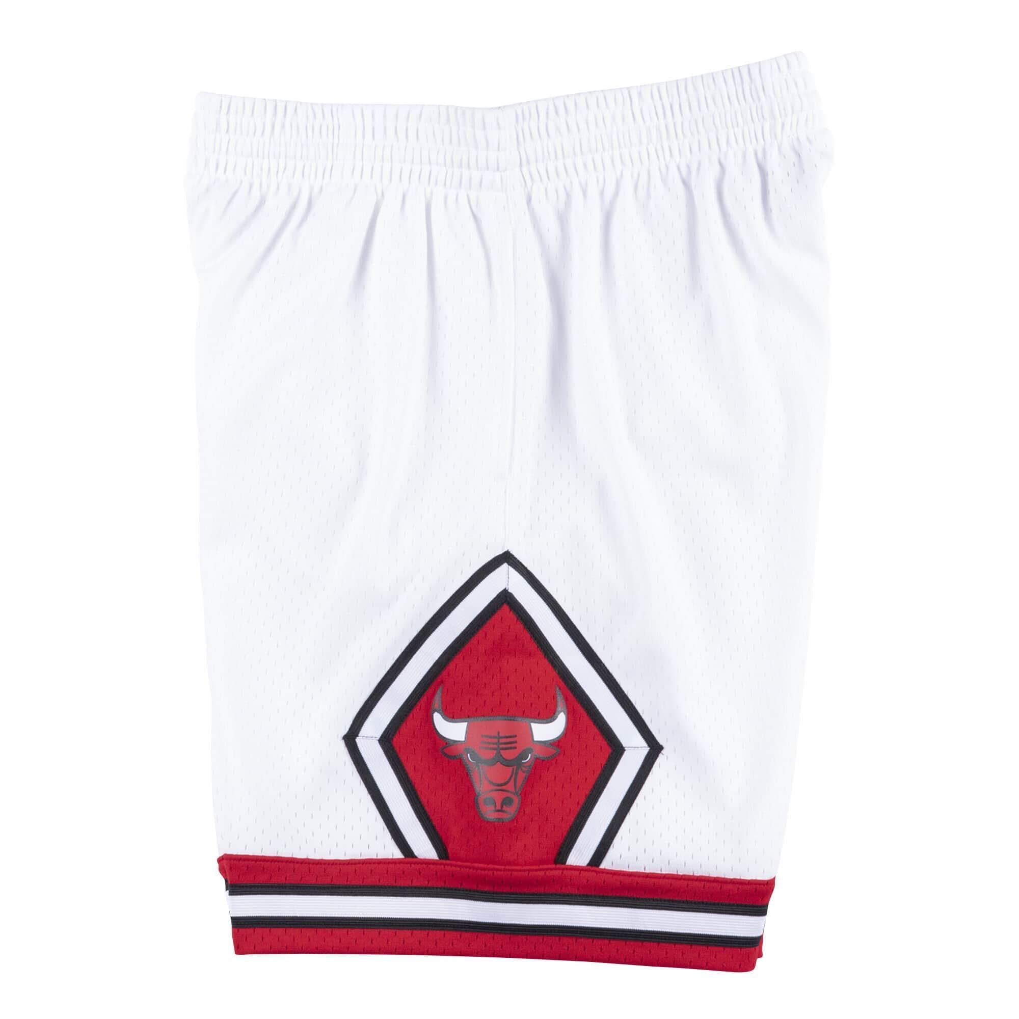 CHICAGO BULLS SMSHCP18151 WHITE MITCHELL&NESS 