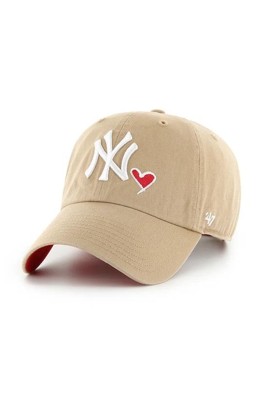 Cappellino Clean Up New York Yankees B-ICONC17GWS KHAKI 47 BRAND 