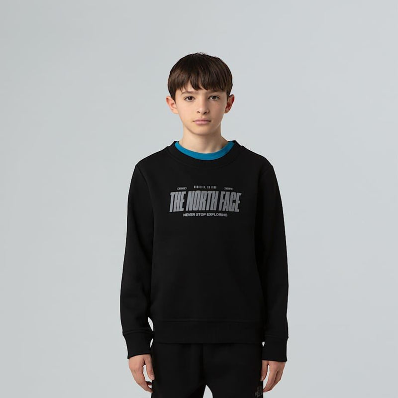 Reflective Logo Relaxed Crew